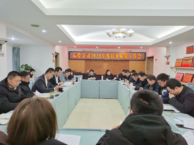 测绘公司召开2025年度手艺质量事情会