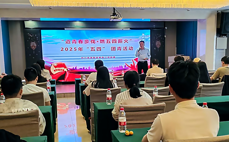 攀西公司开展“迈青春程序·燃五四薪火” 主题团日活动