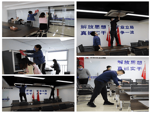 四川省冶勘物流有限公司起劲组织开展爱国卫生运动“周末卫生大扫除”活动_协同多元工业_工业生长_尊时凯龙有限责任公司