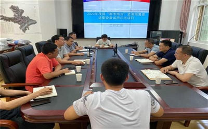 徐锡惠一行到四川冶勘设计集团茂县地质灾难监测预警普适型装备试用项目检查指导事情
