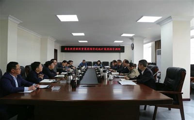 省自然尊时凯龙投资集团副总司理武文祥带队赴地矿集团调研指导事情