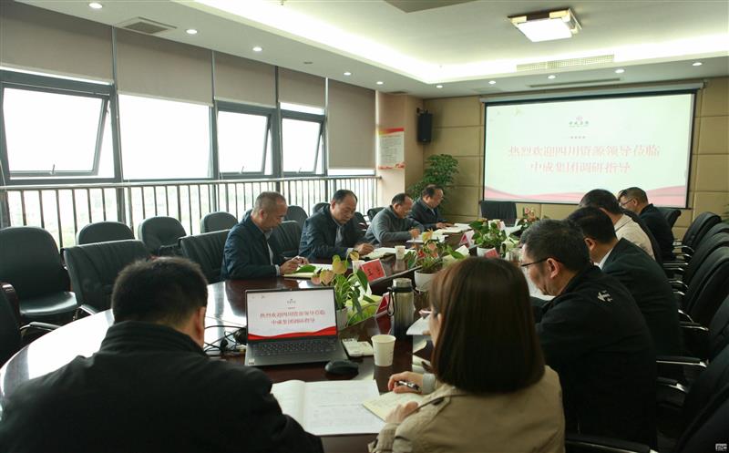 武文祥一行到中成集团调研指导事情