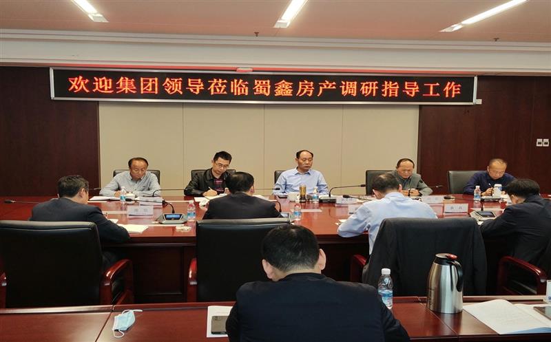 武文祥带队到蜀鑫房产调研指导事情