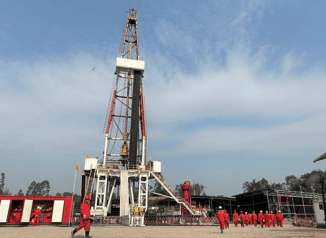 喜讯！金核地勘公司首个油气钻井项目乐成开钻_下层动态_新闻中心_尊时凯龙有限责任公司