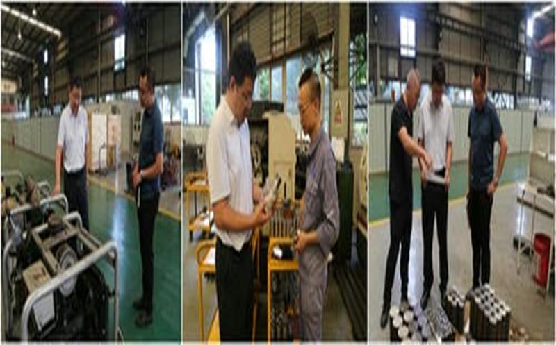 华锋钻探党委副书记、总司理孔卫开到二级实体宏佳公司开展调研事情