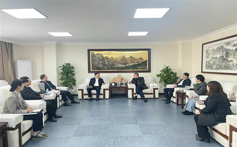 物探院到地矿集团交流座谈