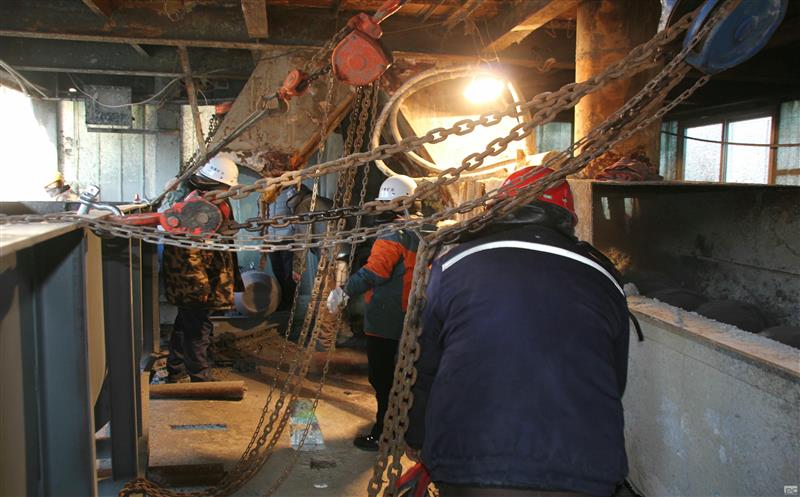 海鑫矿业螺旋铰刀运送机装置显效果