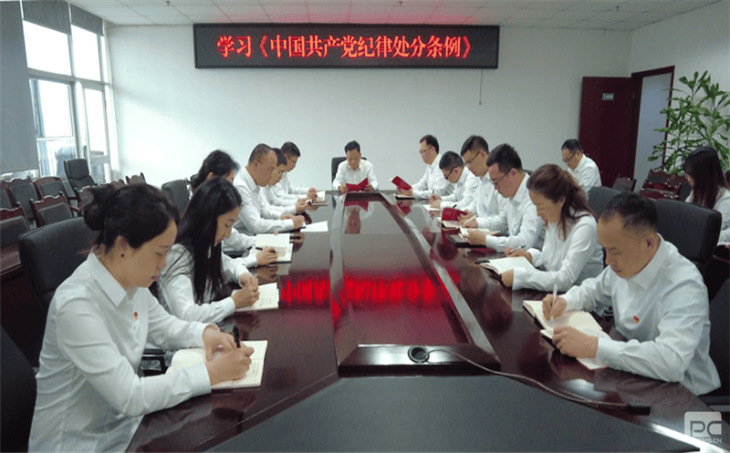增强规则意识，，，，严守纪律底线 ——物探院组织学习新修订《中国共产党纪律处分条例》