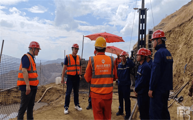 核西南院对盐边县红格南钒钛磁铁矿 （Ⅰ期）高边坡稳固性研究项目开展事情指导