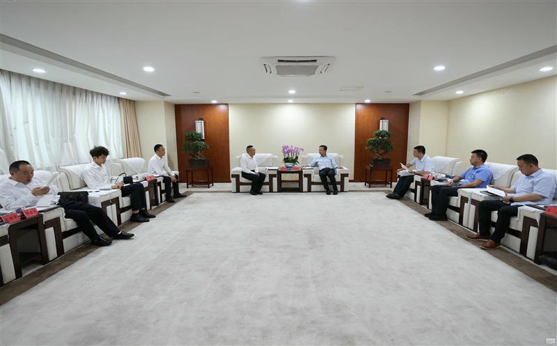 蜀通建设集团赴金牛区委区政府座谈交流