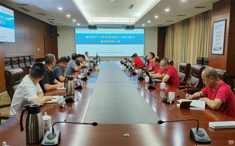 物探院肩负的普光气田压裂监测项目顺遂通过验收