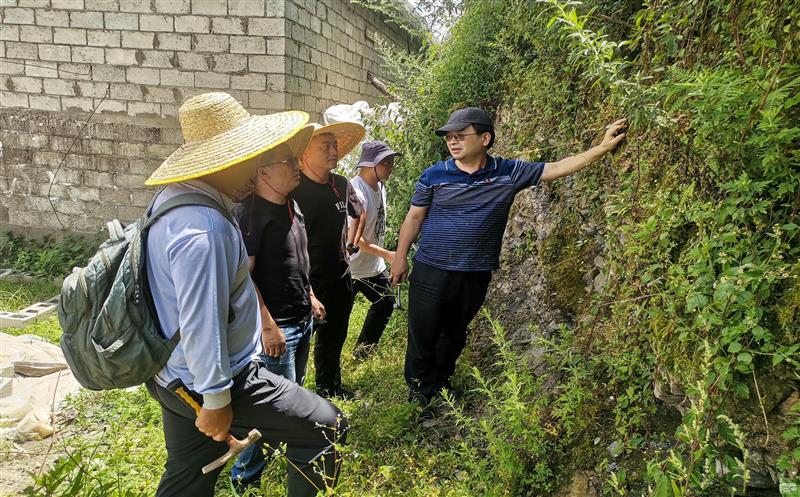 集团向导到攀西公司会东磷矿项目调研指导事情