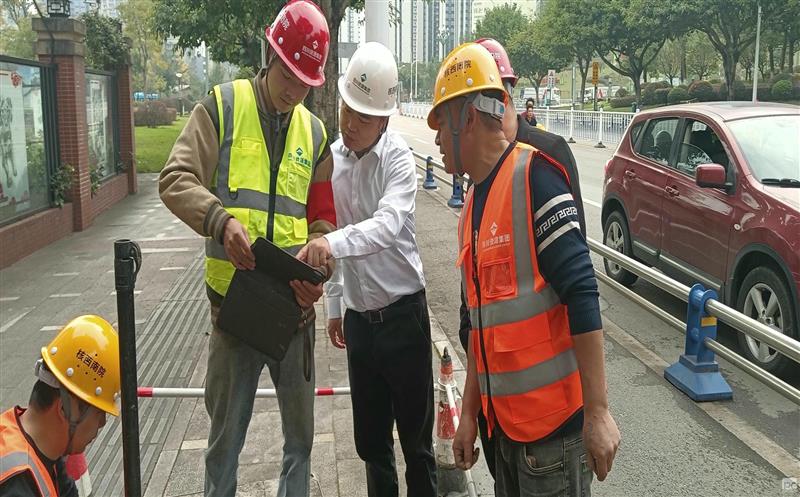 核西南院检查指导宜宾市南溪区病害排水管网整治项目