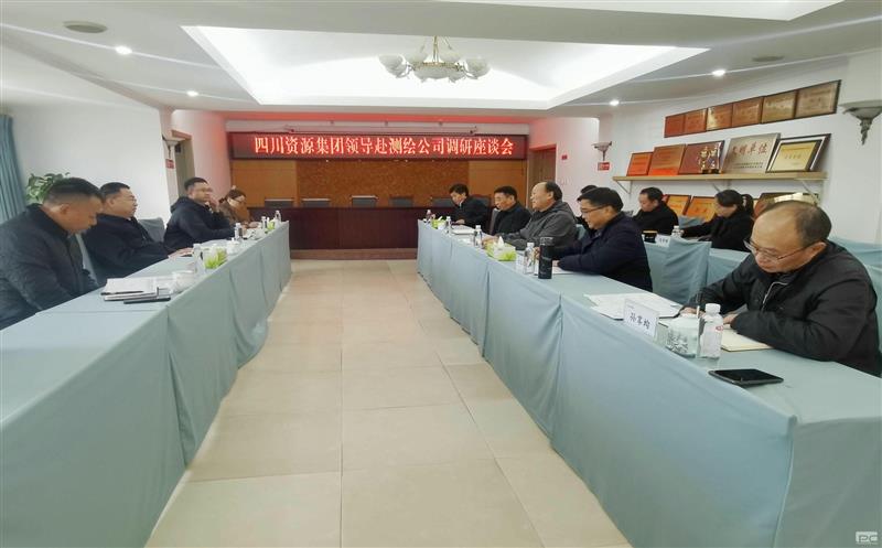 集团向导到测绘公司调研指导